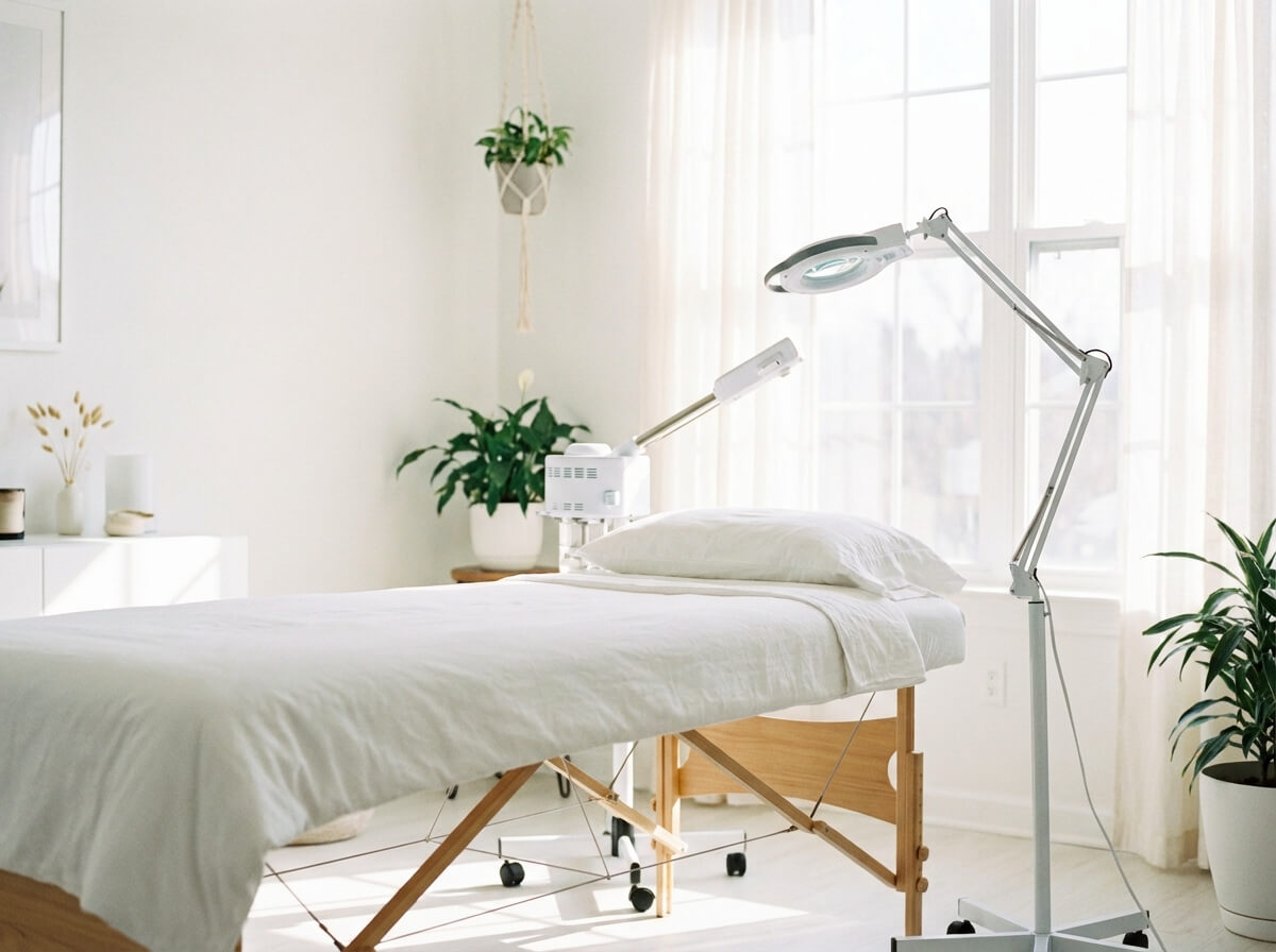 Luxe gezichtsbehandeling met masker